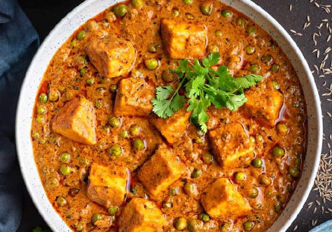 Matar Paneer (peas And Cooked Cottage Cheese)