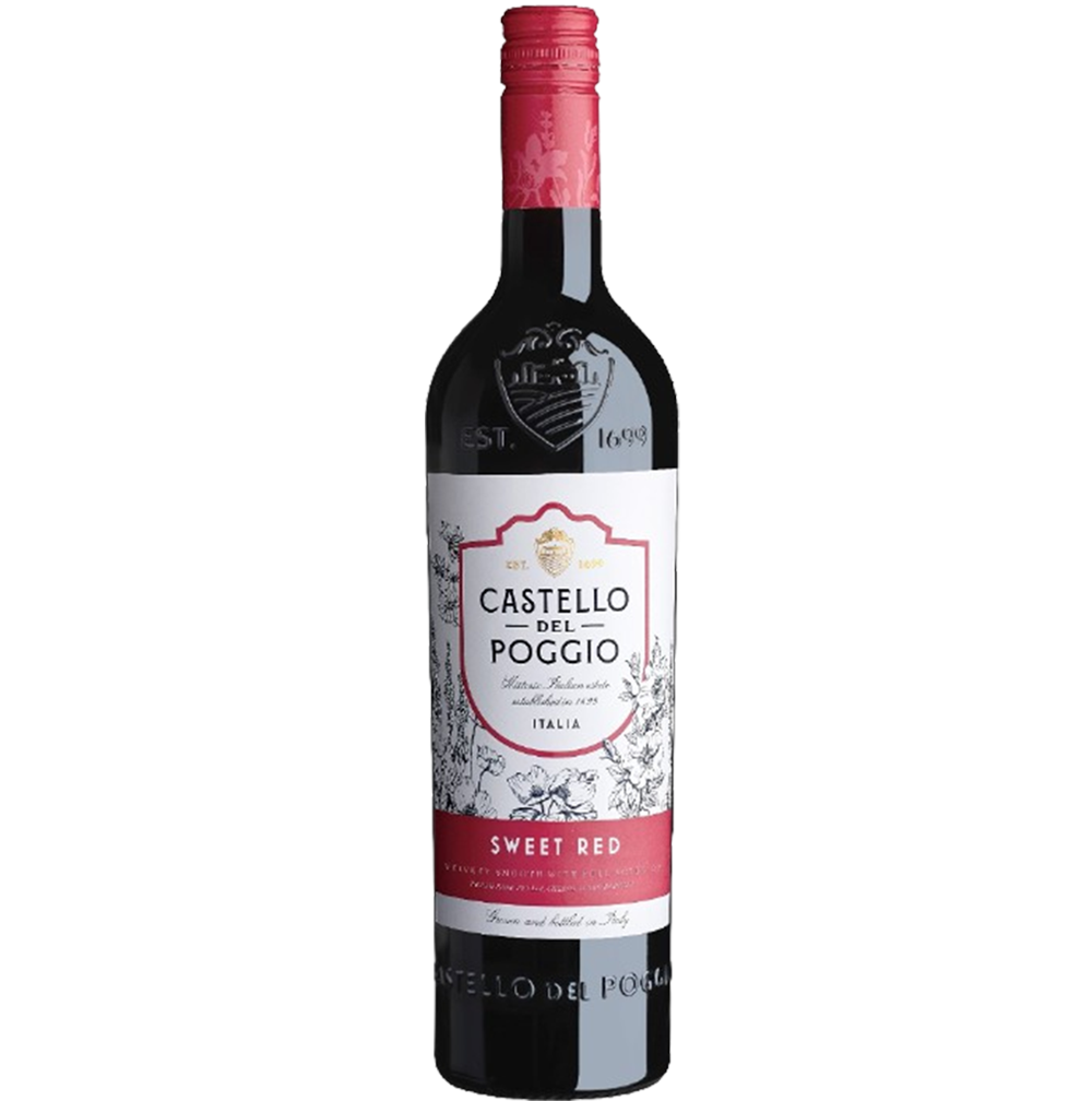 CASTELLO DEL POGGIO – SWEET RED SWEET SPARKLING RED WINE